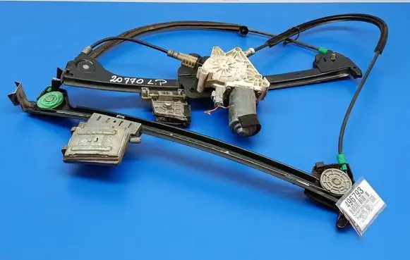 Front door window regulator with motor