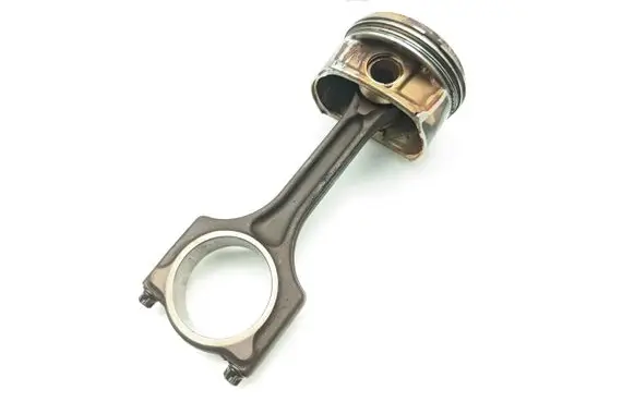 Piston with connecting rod