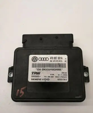 Audi A6 S6 C6 4F Hand brake control module 4F0907801A 4F0910801C