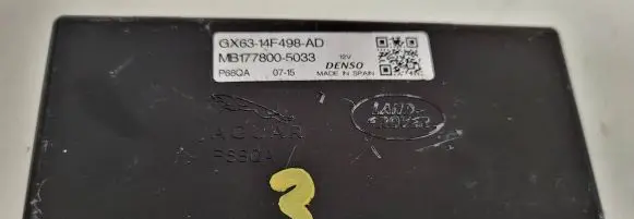 Jaguar XE Other control units/modules GX6314F498AD MB1778005033
