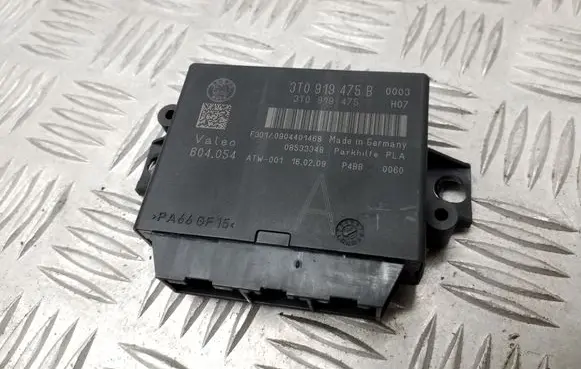 Skoda Superb B6 (3T) Parking PDC control unit/module 3T0919475B