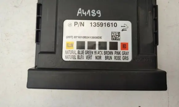 Opel Astra J Comfort/convenience module 13591610