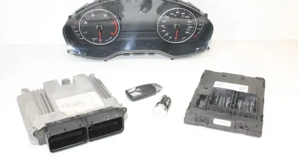 Audi A4 S4 B9 8W Engine ECU kit and lock set 8W0907063CF 04L906026GD