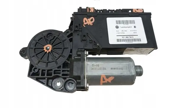 Volkswagen Touareg I Front door window regulator motor 3D1959792E