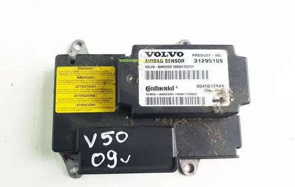 Volvo V50 Airbag control unit/module 31295109 00405178A5 009061700707