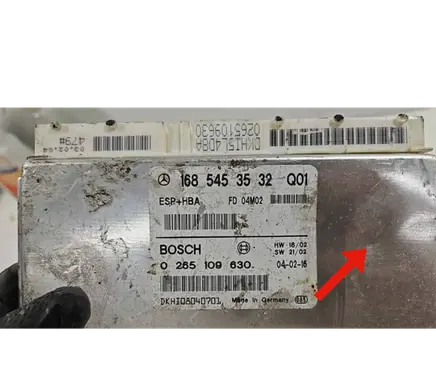 Mercedes-Benz A W168 ABS control unit/module 1685453532 0265109630 0E96019920