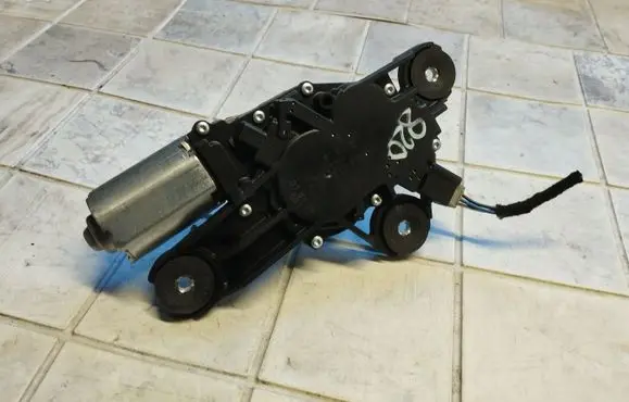 Ford S-MAX Rear window wiper motor 0390201823 3M51R17K441AE
