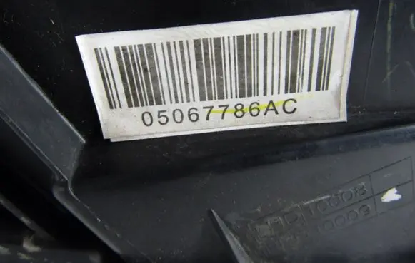 Dodge Journey Headlight/headlamp 05067786AC