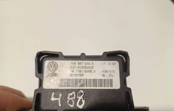 Volkswagen Touran I ESP acceleration yaw rate sensor 7H0907655A DC77M173PK 10170103663
