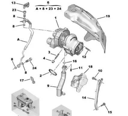 Peugeot 408 P54 Turbo 9813852580