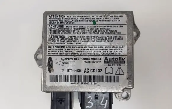 Ford Mondeo Mk III Airbag control unit/module 4S7T14B056AC 603951000