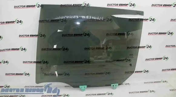 Nissan Leaf I (ZE0) Rear door window glass 43R001595 AS3M5532