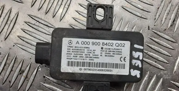 Mercedes-Benz GL X166 Tire pressure control unit A0009008402Q02 A0009029310 A0009012002