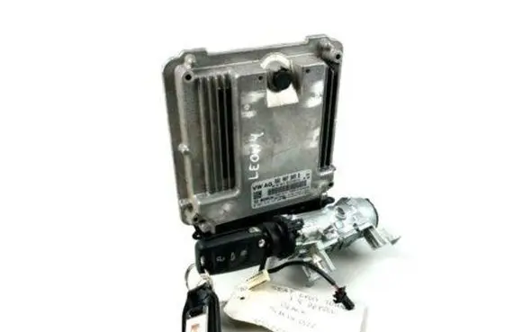 Seat Leon (5F) Engine ECU kit and lock set 06K907309B