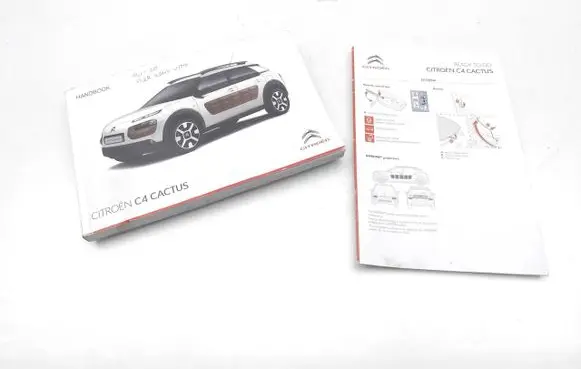 Citroen C4 Cactus Owners service history hand book 