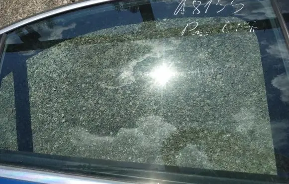 Peugeot 607 Rear door window glass viengubas