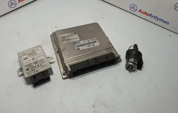 BMW 5 E39 Engine ECU kit and lock set 0281001830 7785540 13617785540
