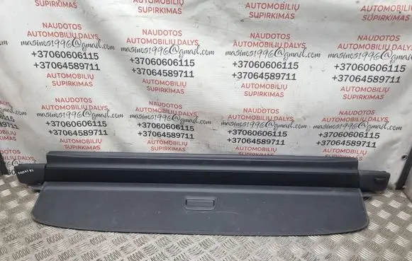 Volkswagen PASSAT B7 Parcel shelf load cover 3AF867871E