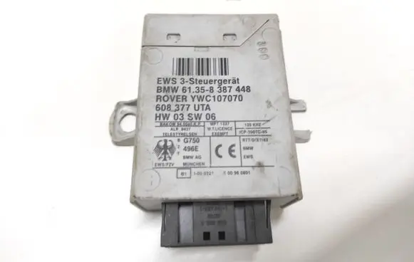 BMW 7 E65 E66 Immobilizer control unit/module 61358387448