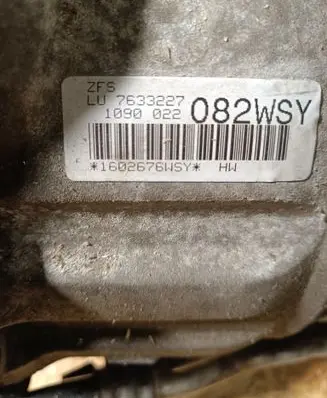 BMW 5 GT F07 Automatic gearbox 7633227 1602676WSY