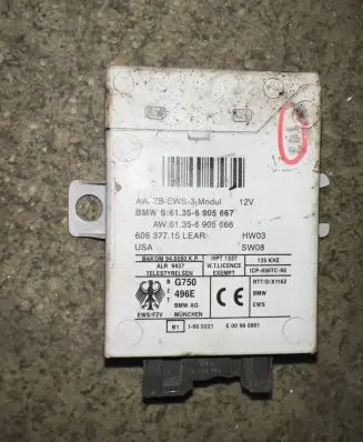 BMW 5 E39 Immobilizer control unit/module 61356905666 61356905667