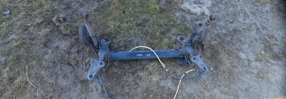 Peugeot 207 Rear axle beam 