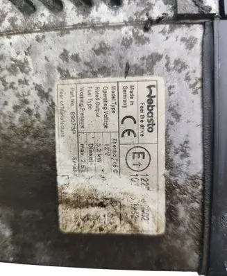 Nissan Qashqai Auxiliary pre-heater (Webasto) 