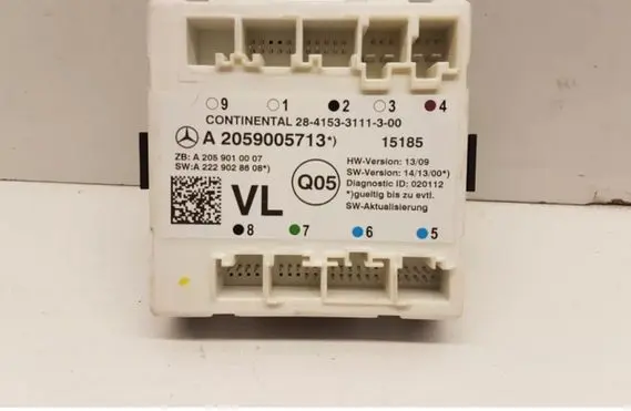 Mercedes-Benz C W205 Door control unit/module A2059005713