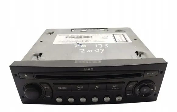 Peugeot Partner Radio/CD/DVD/GPS head unit 9666393777