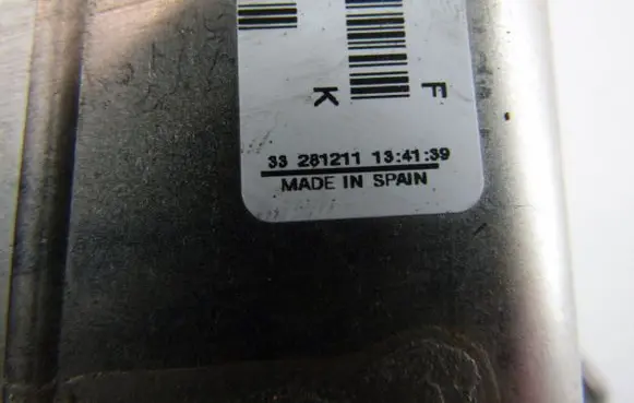 Peugeot 3008 I EGR valve cooler 33281211