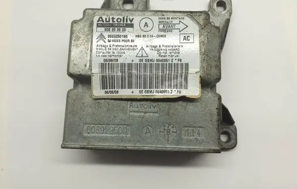 Citroen Jumpy Airbag control unit/module 9665250180 608990600