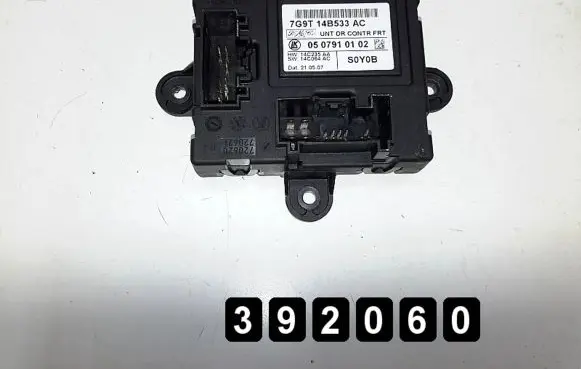 Ford Mondeo MK IV Door central lock control unit/module 7g9t14b533ac
