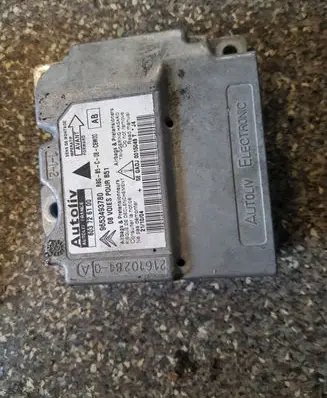 Citroen C4 I Airbag control unit/module 9653493780