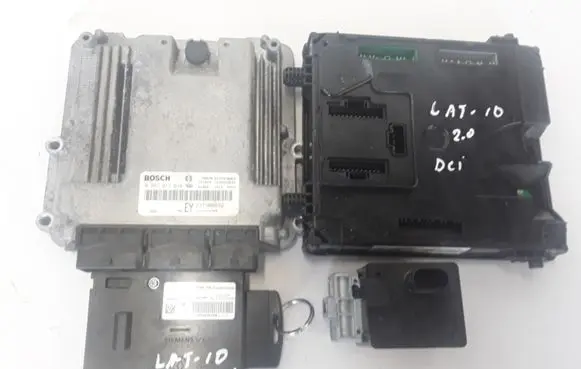 Engine ECU kit and lock set