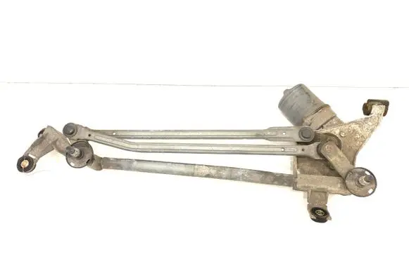 Front wiper linkage and motor