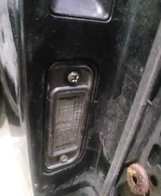 Mercedes-Benz A W168 Number plate light 