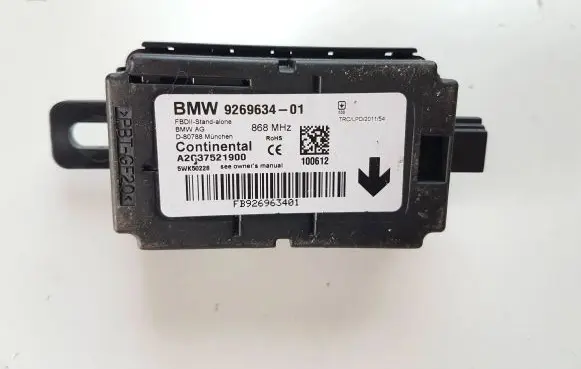 BMW 1 F20 F21 Alarm control unit/module 9269634