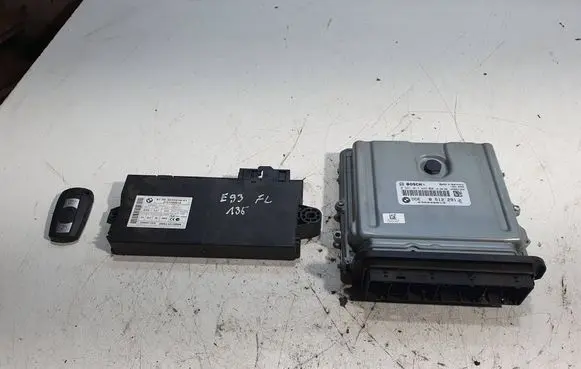 BMW 3 E92 E93 Engine ECU kit and lock set 0281017446 030046619 8512291
