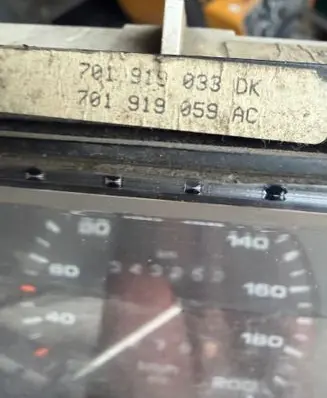 Volkswagen Transporter - Caravelle T4 Speedometer (instrument cluster) 701919033DK 701919059AC