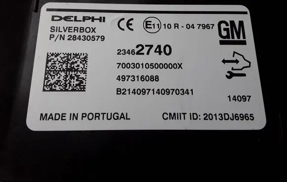 Opel Insignia A Radio/CD/DVD/GPS head unit 23462740