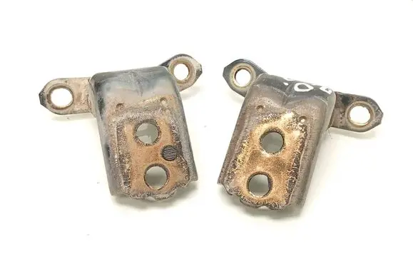 Front door hinge set