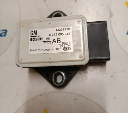 Opel Meriva B ESP acceleration yaw rate sensor 13267138 0265005748