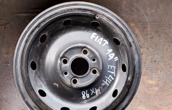 Fiat Duna R14 steel rim 