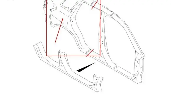 Suzuki Vitara (LY) Rear quarter panel 6411154P01P31