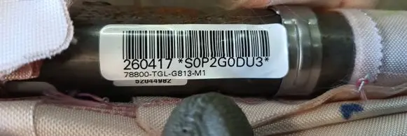 Honda Civic X Roof airbag 78800TGLG813M1 52044982