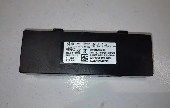 Citroen C5 GPS navigation control unit/module 980186258001 503551121105 LZK13WB7M