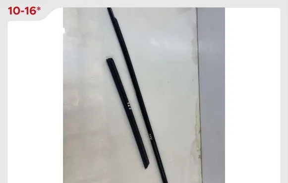 Jaguar I-Pace Rubber seal loading door window/glass J9D325597AC