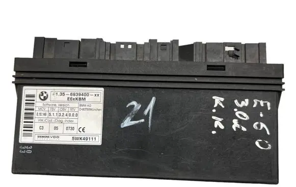 BMW 5 E60 E61 Comfort/convenience module 6939400 61356939400 5WK49111