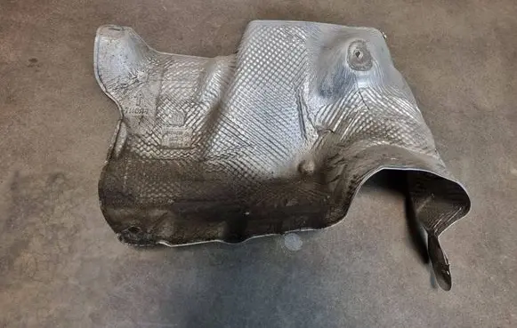 Heat shield in engine bay