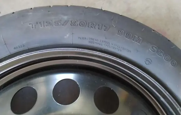 Volvo S60 R17 spare wheel 